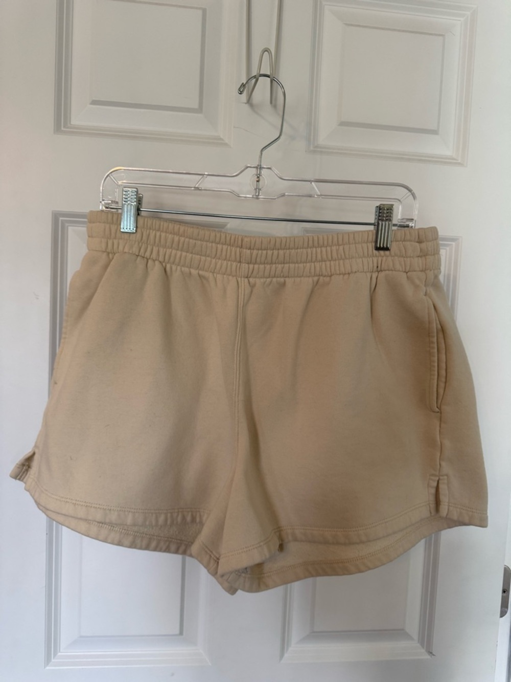 Abercrombie & Fitch Beige Athletic Shorts